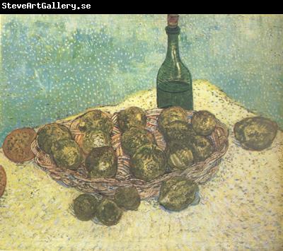 Vincent Van Gogh Still life:Bottle,Lemons and Oranges (nn04)